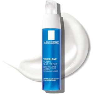 La Roche-Posay Toleriane Dermallergo Night Cream for Face, Intense Soothing Moisturizer with Vitamin E, Allergy Tested, for Sensitive Skin, Formerly Toleriane Ultra Night