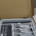 49-Piece Silverware Set with Organizer, Heavy Duty Stainless Steel Flatware for 8, Cutlery Utensil Sets with Steak Knives, Rust-proof, Mirror Polished, Dishwasher Safe