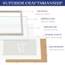 An&He 8x10 Picture Frame, Wooden Photo Frame with Tempered Glass for Home Decoration Gray Wood