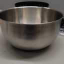 SveBake 5.3Qt Stainless Steel Salad Spinner with Stop Button, BPAFree Vegetable Lettuce Spinner, Transparent Lid & Drainage Hole, NonSlip Base, Dishwasher Safe Fruit Washer