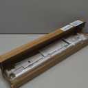 LazBlinds No Tools No Drill Cordless Aluminum Mini Blinds, 100% Privacy S-Curve Blinds for Windows, Room Darkening Horizontal Window Blinds and Shades for Home, 20" W x 48" H, White