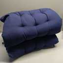 Patio Lounge Chair Cushion, Waterproof Zero Gravity Chair Cushions with Ties, 66x21x4 Inches Chaise Lounge Chair Cushion for Outdoor Indoor Furniture, Blue (Only Cushion) (1P)