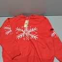 Dokotoo Sweaters for Women Casual Crewneck Long Sleeve Floral Print Cable Knit Pullover Sweater Tops (L, Red)