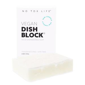 No Tox Life DISH BLOCK - Free of Dyes and Fragrance - Zero Waste Dish Soap