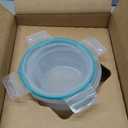 Snapware Total Solution (Pack of 2) Plastic Food Storage Containers Set, Leakproof & Airtight Locking Lids Round Tupperware, Non-Toxic BPA-Free Lids, Microwave Dishwasher Freezer Safe