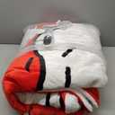 Get Trend Peanuts Snoopy Heated Blanket Electric, Queen Size Luxurious Fleece Blanket, 9 Heat Settings Auto Shut-Off, 90x90in, Gifts for Mom, Grandma, Grandpa (Red Snoopy, Queen US)