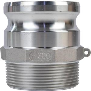 2 pcs Aluminum Camlock Fittings (3" Type F) Cam & Groove Hose Fittings, Camlock Coupling (3'')