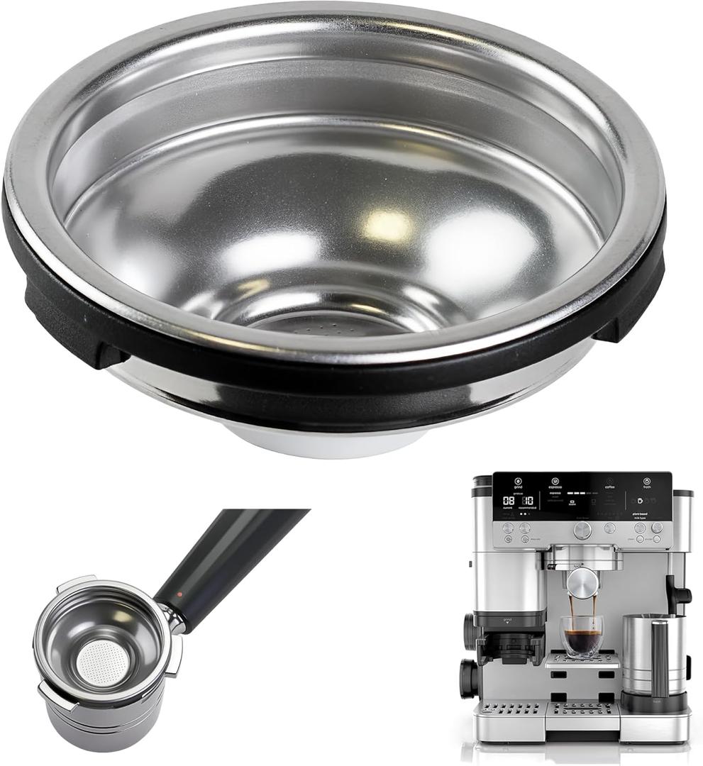 Reusable Coffee Filter Basket for Ninja Luxe Cafe ES701, Stainless Steel Single-Cup Filter Compatible with Ninja Espresso Machine (NOT for ES601)