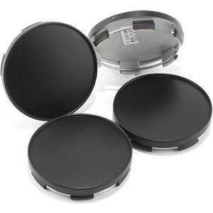 2.56in Wheel Center Caps 65mm ABS Plastic Wheel Center Hubcaps 4Pcs Universal Center Cover Replacement Outer 65mm 2.56 in, Inner 61mm 2.4 in Chrome