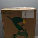 Bombi Bbee V2 Lightweight Baby Stroller - Premium Vegan Leather, One-Hand Fold, Infinite Recline, Aircraft-Grade Aluminum Frame, XXL Canopy, and Ample Storage Umbrella Stroller - Sand