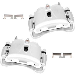 cciyu Front Left & Right Brake Calipers Assembly w/Bracket 18B4817 18B4816 For Chevy 2001-2020,For GMC 2001-2020