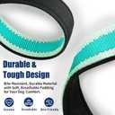 3 x Kazazoo Reflective Dog Collar with Soft Padding Dog Collar for Medium & Small Dogs, No Pull, Heavy Duty, Adjustable Nylon Collar with Quick-Release Buckle, Walking Training-Green-S