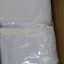 10 Packs Premium Round Tablecloth - 120 Inch White Polyester Table Cloth Bulk Washable Polyester Fabric Tablecloths for Wedding Party Banquet Buffet Table Holiday Dinner