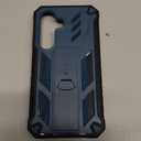 FNTCASE for Samsung Galaxy S24 Case: Military Grade Protective Cases with Kickstand | Rugged Drop Proof Shockproof Protection | Dual Layer Matte Textured TPU Phone Cover - 6.2 inches (Black)