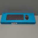 Rapoo 9050S Multi-Device Keyboard and Mouse Combo, 2.4GHz/Bluetooth 5.0/4.0 Wireless Keyboard & Mouse Set for Windows/Mac/Linux/Chrome, Support 4 Devices, Rechargeable, Silent Click, Black