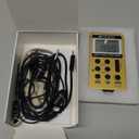 Retekess V112 AM FM Radio Portable, Mini Radio with Earphone Pocket, Digital Tuning Rechargeable Battery LCD Display for Walking Jogging(Gold)