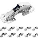 90 Degree 10 Pack Hidden Soft Close Surface Mount Spring Hinges Concealed Cabinet for Cupboard Kitchen