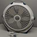 Lasko Wind Machine Fan, Air Circulator Fan with 3 Speeds, 20" Model 3300, Gray