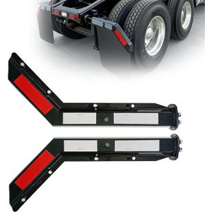 2 1/2" Angled Mud Flap Hangers for Semi Trucks Mud Flap Hangers Mudflap Hangers for Semi Truck Mud Flaps Brackets Splash Guard Mudguard Holder Mount
