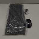 Wireless Keyboard and Mouse Combo, 9 Backlit Effects, Rechargeable 4000mAh Backlit Keyboard with Wrist Rest, 6 Button Mouse, 2.4G Full Size Quiet Keyboard Set for Computer, PC, Laptop, Mac, Windows