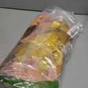 Funnymoom 6 Pack Fall Basket for Gifts Empty with Cellophane Bags Pull Bows Fall Maple Leaf Paper Basket Orange Autumn Gift Box for Autumn Thanksgiving Party Favors, 9.8 x 6.5 Inch