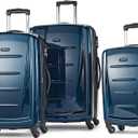 Samsonite Winfield 2 Hardside Expandable Luggage with Spinner Wheels, Deep Blue, 3-Piece Set (20/24/28)