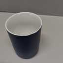 Simple frosted ceramic mug, toothbrush holder, hotel wash cup, home B&B toothbrush cups. (Navy blue)