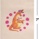 Paper Love 3D Pop Up Mothers Day Card, Kangaroo, For Mom, Wife - 5" x 7" Cover - Includes Envelope and Note Tag