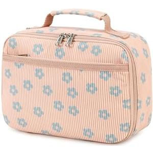 Bluboon Kids Girls Lunch Bag Insulated Lunch Box for school Corduroy Lunch Cooler Organizer School Kids Lunch Tote