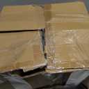 DECORKEY Set of 4 Battery Operated Lamp LED Table Lantern, Brown Metal Cage Cordless Lamps with LED BulbVintage Decorative Outdoor Lantern for Weddings, Parties, Patio, Events for Indoors Shelf Decor