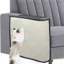 Upgraded Cat Scratch Furniture Couch Protector with 27.6L*19.6W Natural Sisal for Protecting Large Area Couch Sofa Chair,Couch Corner Cat Scratcher(Dark Grey/Right Handed)