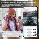 Dash Cam Front Inside, 4G LTE Security Cam for Car, Remote Live-View, Instant Alert via App, Cloud, IR Night Vision, No Screen, Dual FHD Dash Camera, 24/7 Parking Mode, GPS, OBD Cable Includes (L7)