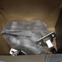 Chibery 20 Pack Half Overlay 3D Soft Close Concealed Hinge for Face Frame Door  Frameless Door, Clip-on Plate, Self Closing Hidden Satin Nickel, 105 Open Angle Concealed Stainless Steel Hinges