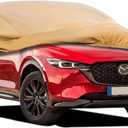 JURMON Heavy Duty Outdoor Car Cover Custom Fit for Mazda CX-5,Windproof All Weather Waterproof Sun Rain UV Dust Snow Protection Outdoor Car Covers (brown)