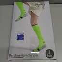 2 x YAGAXI Men's Baseball Soccer Softball Knee-High Socks - 2 Pairs Compression Multi-sport Tube Athletic Socks for Youth & Adult (Blue, M)