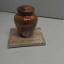 Wooden Cremation Urns for Human Ashes with Photo Frame, Mango Wood Memorial Urn for Adults, Men & Women Decorative Funeral Urn 5x4 (20 Cu in)