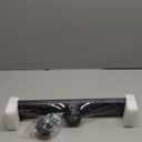 EXF Linear Shower Drain 24 Inch Matte Black with Reversible Flat & Tile Insert Cover, 304 Stainless Steel Rectangle Shower Floor Drain with Hair Catcher, Adjustable Feet