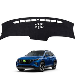 Autorder Dashboard Cover Mat for Hyundai Tucson 2022 2023 2024 Accessories Dash Cover Flannel Dash Mat Sunshade Glare UV Rays Protector(Only Fit 10.25 inch Digital Cluster,not fit 4.2 inch)
