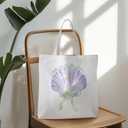 Beach Ocean Tote Bags, Summer Gifts for Women, Summer Preppy Seashell Shopping Bags, Beach Ocean Room Decor (Green Bowknot)