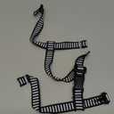 Chin Strap 4 Fixed Points Y Shape, Expandable 28cm, Universal for Safety Helmet - Black and White Color Blocking, Head from Impact