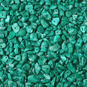 LAIDANLA Malachite 400pcs Natural Chip Stone Beads 5-8mm Healing Crystal Irregular Gemstones Drilled DIY Loose Rocks Bead Crystal for Bracelet Earrings Necklace Jewelry Making Crafting