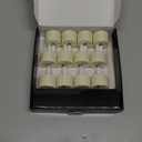 Rechargeable Candles with Remote, 12PCS Flickering LED Tea Lights Candles for Halloween Christmas Wedding Home Decor, Tea Lights Candles Battery Operated with Timer (USB Charging Cable Included)