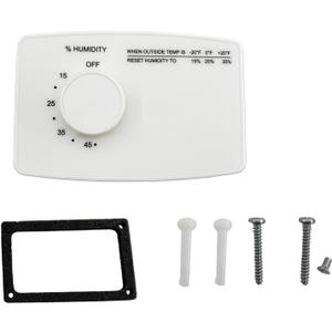 4655 Manual Digital Humidifier 24V AC Control Switch Replacement for Whole House Humidifier and Wall Mounted or Pipe Humidifier White
