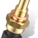 Engine Coolant Temperature Sensor, 12608814 213-4333 15326388 19236568 High Temperature Resistant Sensors, with Sealing Gasket, Compatible with Delphi Buick Chevrolet GMC Cadillac (Gold)