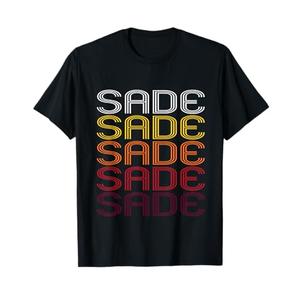 Sade Retro Wordmark Pattern - Vintage Style T-shirt T-Shirt XL