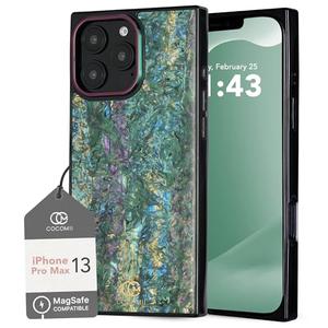 COCOMII Rectangle Case for iPhone 13 Pro Max, Compatible with MagSafe, Aurora Abalone Shell