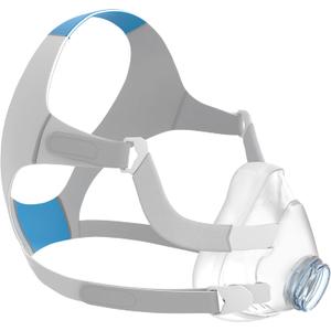 Replacement Full Face CPAP Mask Headgear Set for ResMed Airfit F20, Highlights Optimizest Comfort & Leak-Free Seal with 2 PCS CPAP Mask Liners - F20 Mask Large Accessories Supplies (No Elbow)
