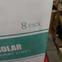 Solar Powered Pathway Lights Outdoor, Bright LED Solar Lights Outdoor 8 Pack, Waterproof IP67 Solar Landscape Path Lights for Yard Garden Walkway Lawn Sidewalk (Warm White & Cool White)