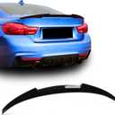 Rear Spoiler for BMW 4 Series F36 4-Door Gran Coupe 2014-2020 Trunk Spoiler Wing Trunk Tail Rear Trunk Lid,Glossy Black Performance Rear Wing - M4 Style