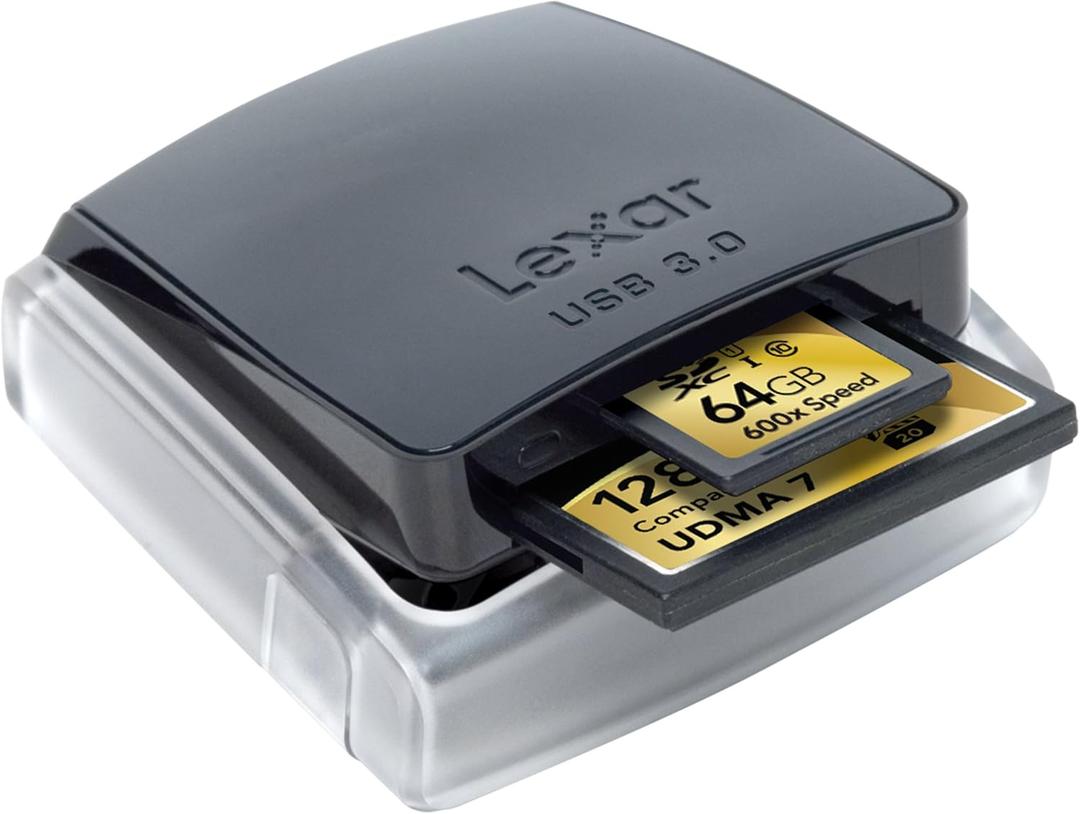 Lexar Dual Slot USB 3.0 Reader Professional LRW307URBNA